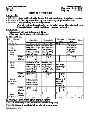 Kiểm tra chương 1 Hình học 6 - Trường THCS Tống Phan